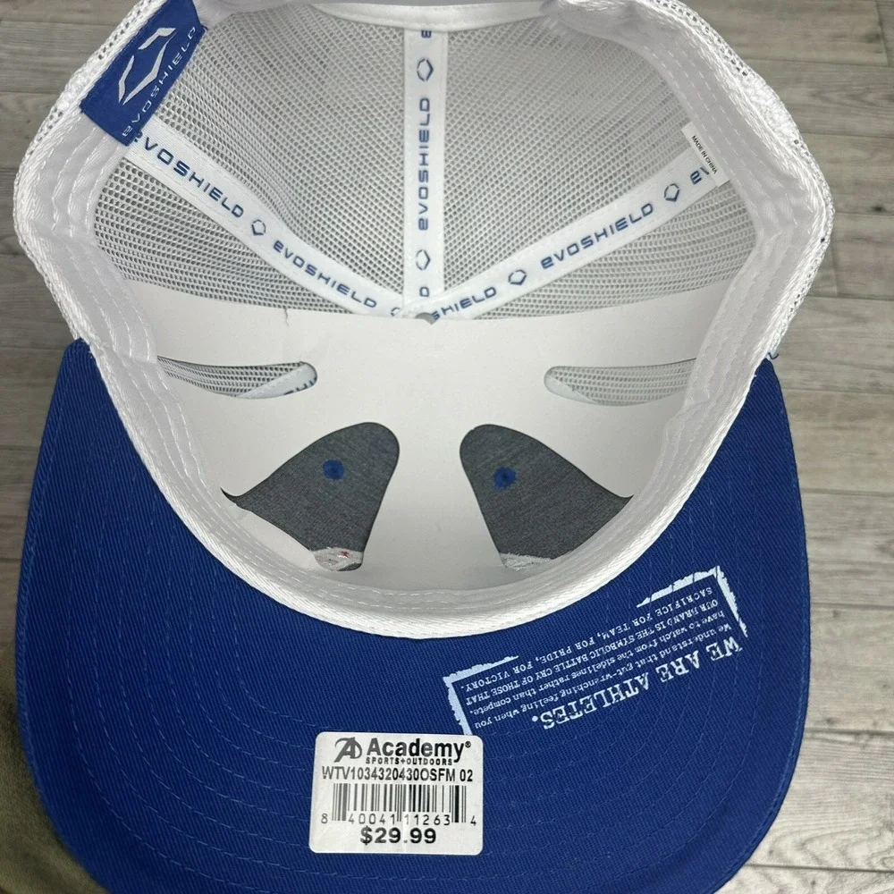 Evoshield Blue USA Mesh Trucker‎ Baseball Cap Hat Golf Snap Back One Size NEW